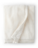 Manta de Felpa para Bebé Blanca